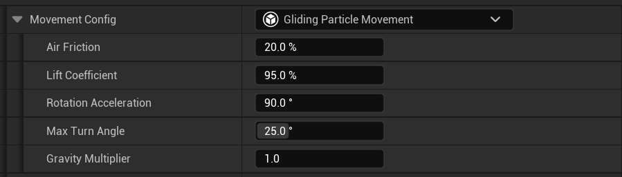 Gliding Particle Preview